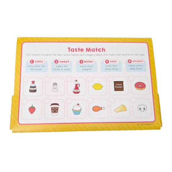 Raddish Kids Flavor Lab Pasta Server Green Silver Silicon Steel Recipes Patch - Picture 9 of 13